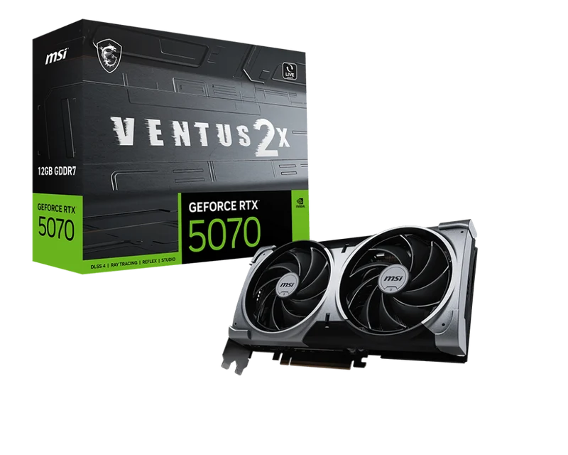 MSI GeForce RTX 5070 12G VENTUS 2X