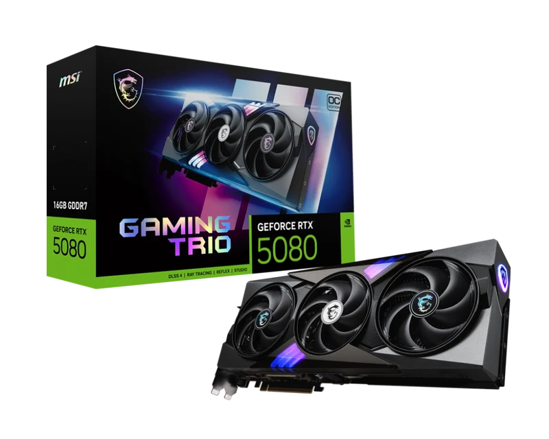 MSI GeForce RTX 5080 16G GAMING TRIO OC