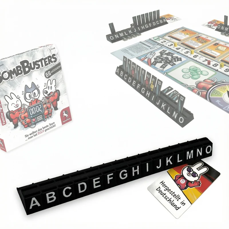 Kabelhalter passend für Bomb Busters – 5er Set Organizer für Kabelplättchen – Kompatibel mit Spiel des Jahres 2025 | R-Satz Shop