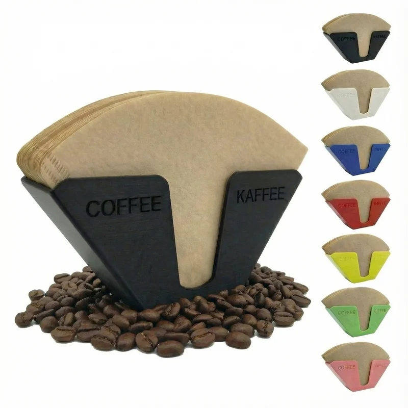 Kaffeefilterhalter Ständer – Wandhalter für Kaffeefilter Aufbewahrung aus Papier | R-Satz Shop
