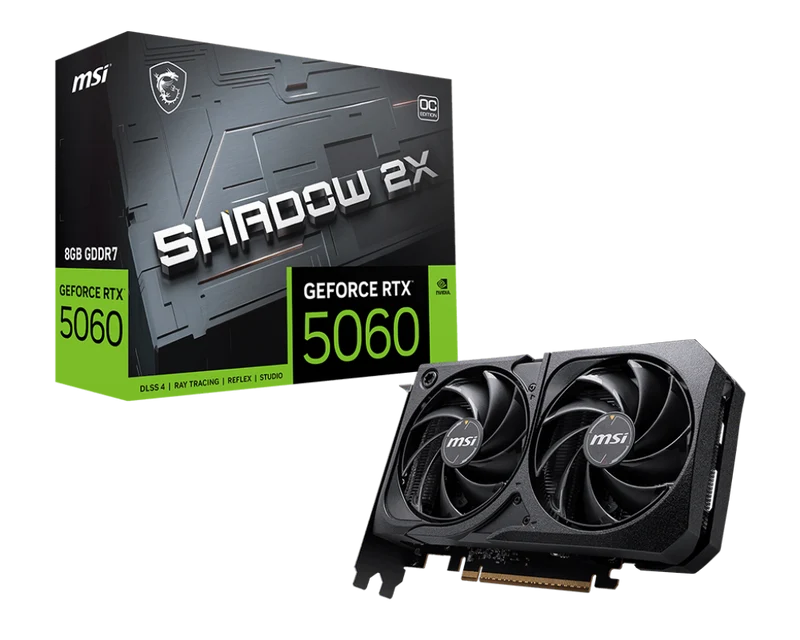 MSI GeForce RTX 5060 8G SHADOW 2X OC