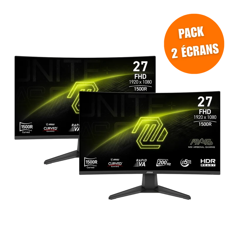 MSI MAG 276CF E20 - Pack de 2