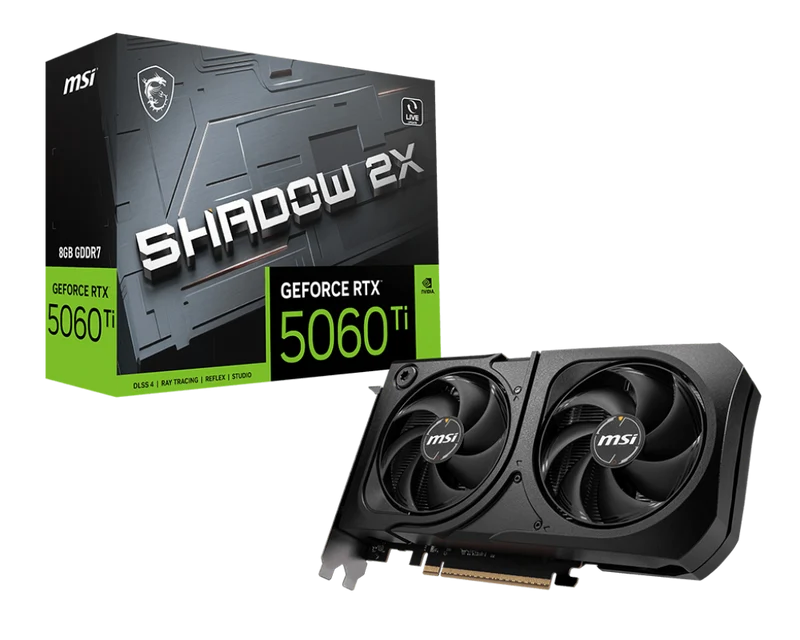MSI GeForce RTX 5060 Ti 8G SHADOW 2X PLUS