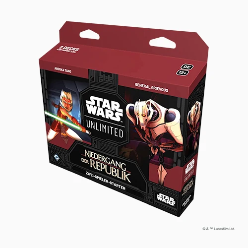 Star Wars: Unlimited - Niedergang der Republik - Zwei-Spieler-Starter (DE)