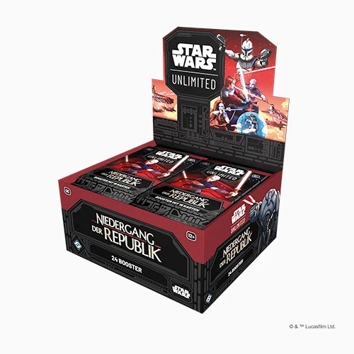 Star Wars: Unlimited - Niedergang der Republik - Booster-Display (24) (DE)