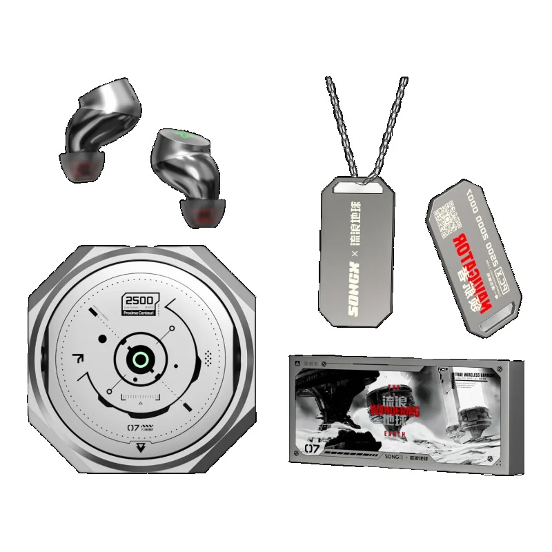 SONGX The Wandering Earth Co-branded Bluetooth Earphones Wireless Call Noise Cancelling Bluetooth 5.3