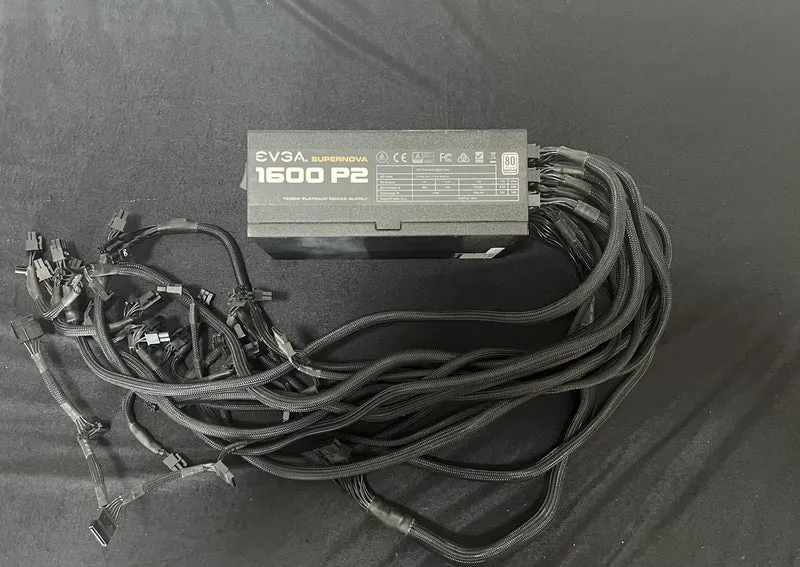 EVGA SuperNOVA 1600 P2 80+ Platinum 1600W ATX PSU PC/Server Netzteil Vollmodular