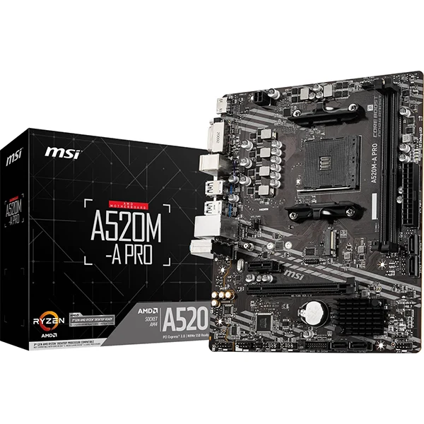 MSI A520M-A PRO (AM4)