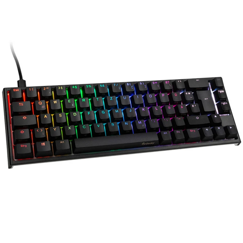 Ducky One 2 SF Gaming Tastatur, MX-Black, RGB LED - schwarz