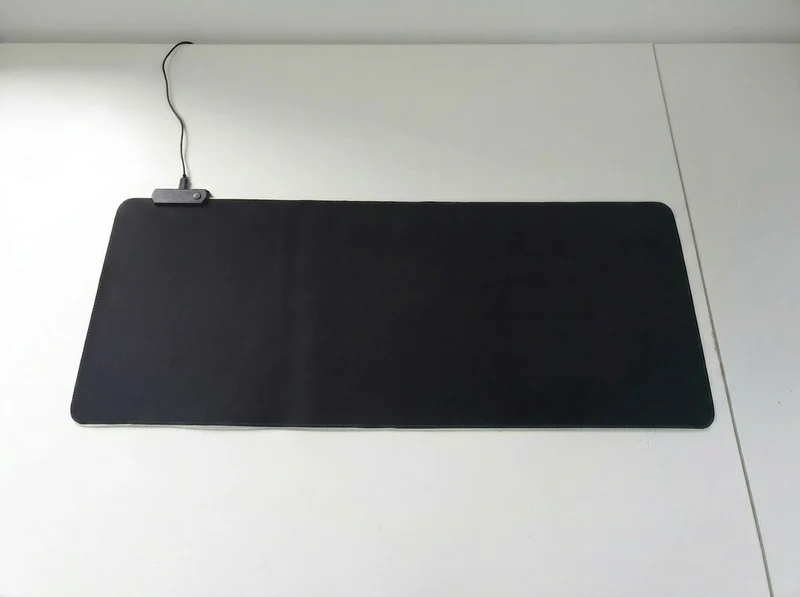 RGB Mauspad XXL Schwarz - 800mm x 300mm x 3mm