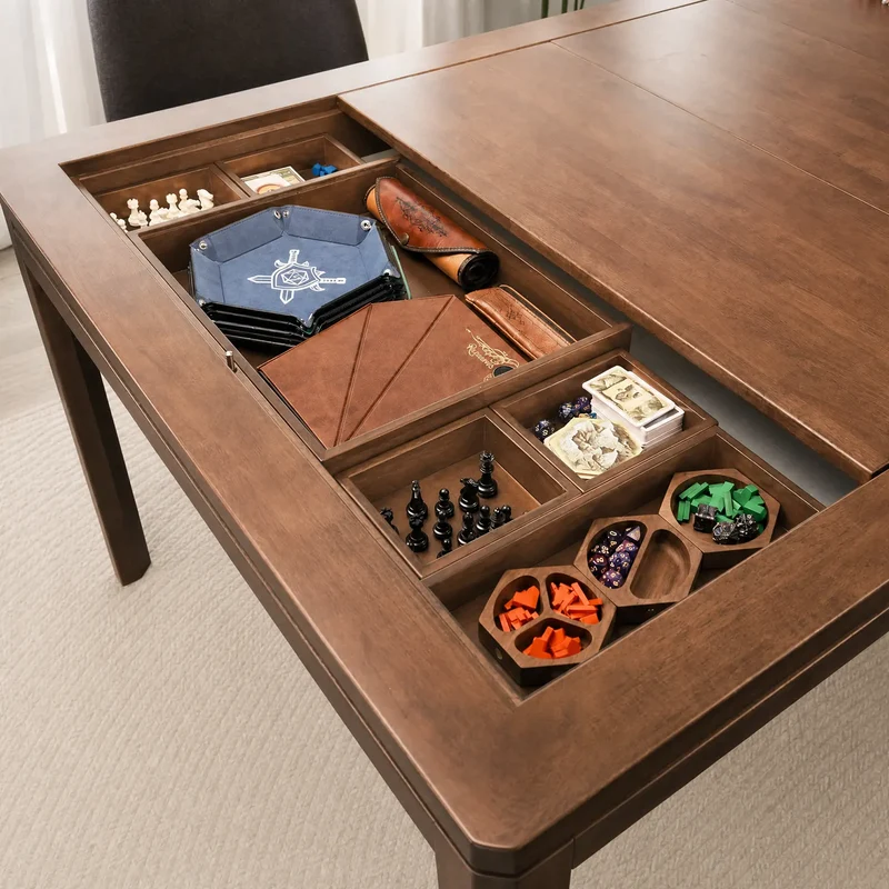 2-in-1 Chess Board & Board Game Storage Box