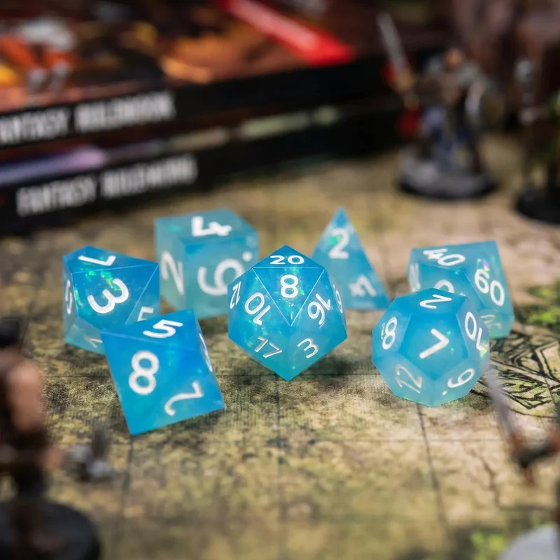 UV Color-Changing RPG Dice Set for D&D & Tabletop Games