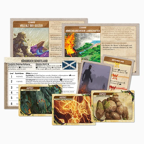 Spirit Island: Nation Schottland, Szenarien und Kartenerweiterung (Mini-Erweiterung)