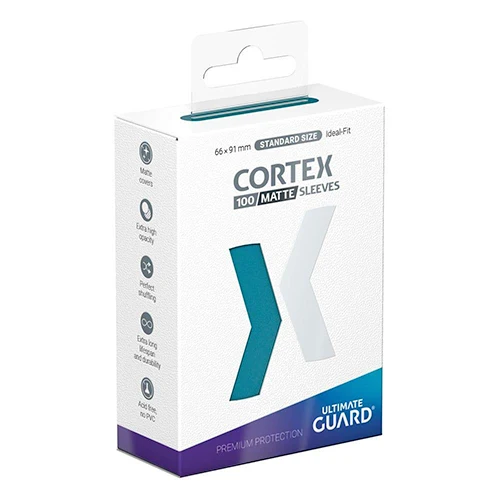 Ultimate Guard Cortex Sleeves (100) Standard Size Matte Petrol
