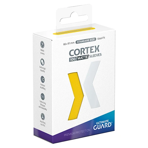 Ultimate Guard Cortex Sleeves (100) Standard Size Matte Yellow