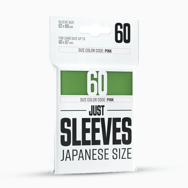 Just Sleeves – Japanese Size Green 60 x 87 mm