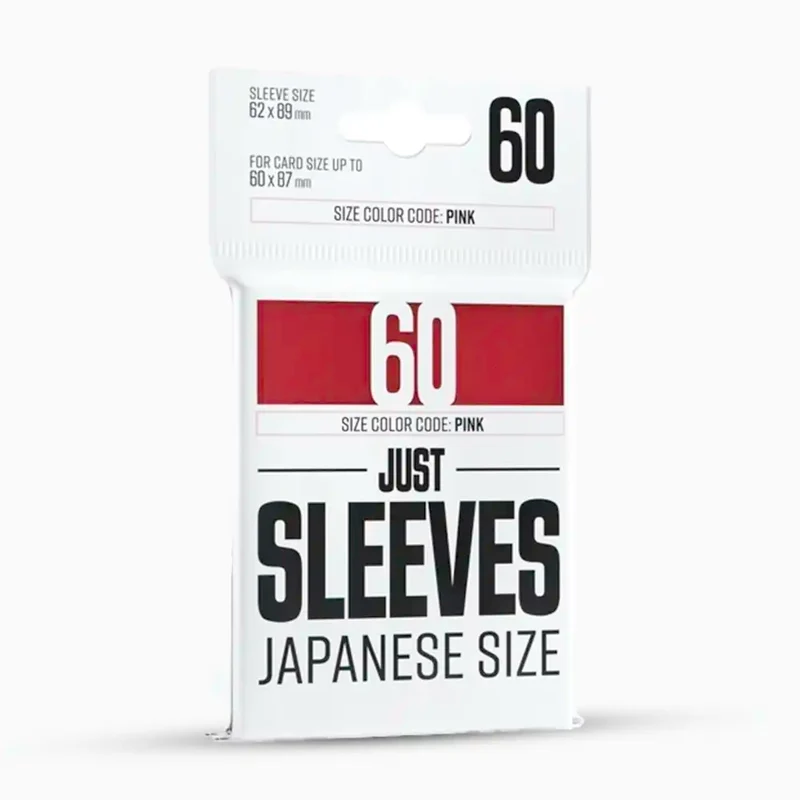Just Sleeves – Japanese Size Red 60 x 87 mm