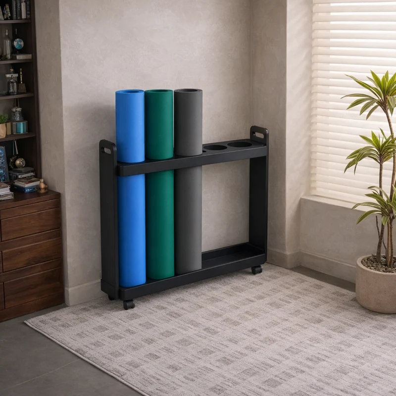 Deluxe Rolling Playmat Storage Rack