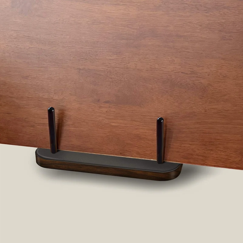 Board Game Tabletop Storage Rack | Solid Rubberwood, Walnut