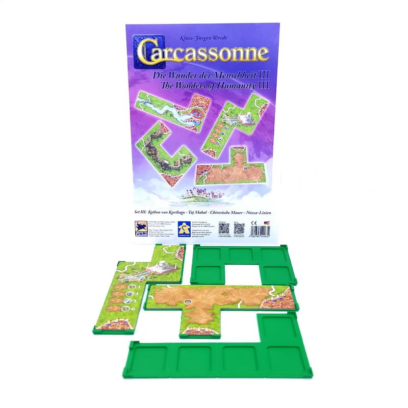 Gitteraufsätze passend für Carcassonne Wunder der Menschheit III