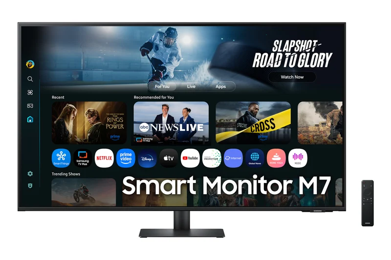 Samsung M7 M70F computer monitor 109.2 cm (43") 3840 x 2160 pixels 4K Ultra HD LCD Black