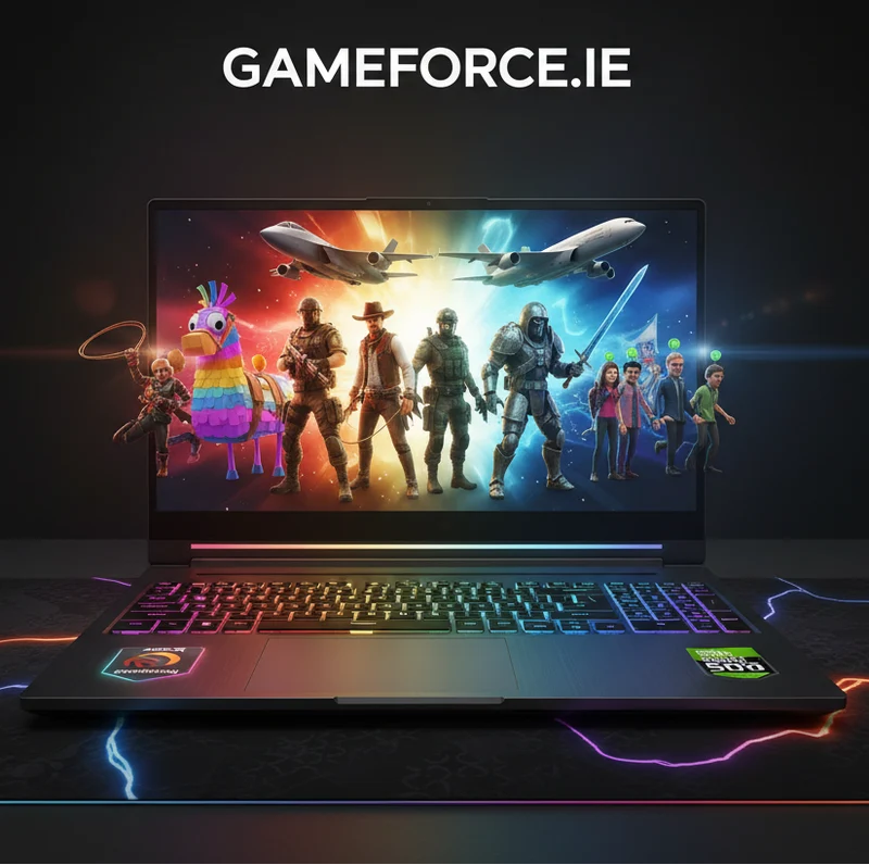 GAMEFORCE ARES ALTUS 16" AMD RYZEN 9 GAMING LAPTOP WITH NVIDIA GeFORCE RTX5070Ti Graphics