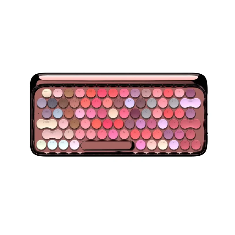 LOFREE DOT “Blossom” Mechanical Keyboard Rose Gold Bloom Version Tea Shaft Wireless 5.1 Bluetooth