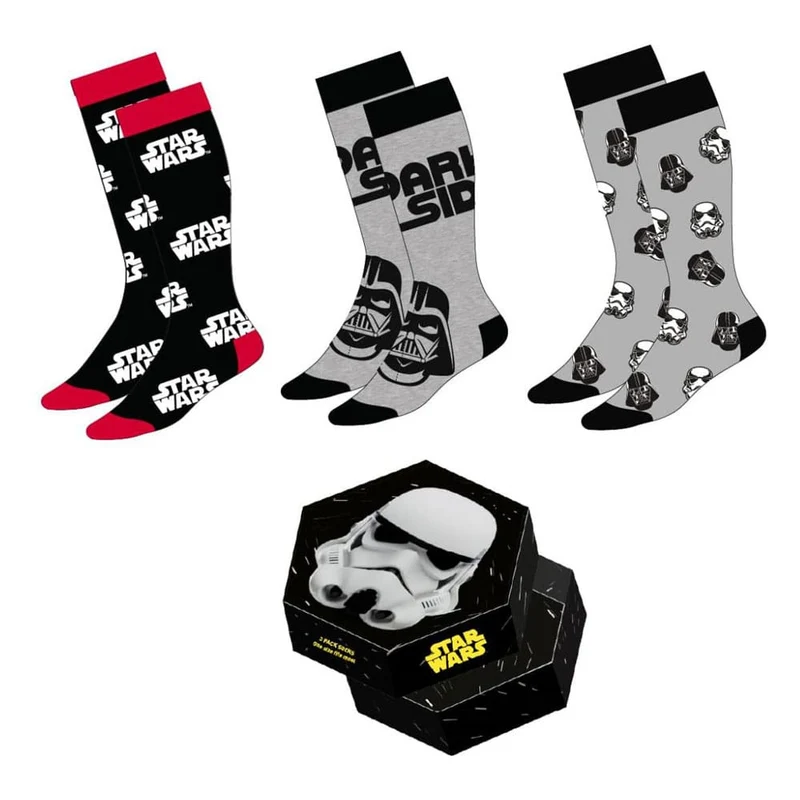 Star Wars Socken Geschenkbox mit drei Paar