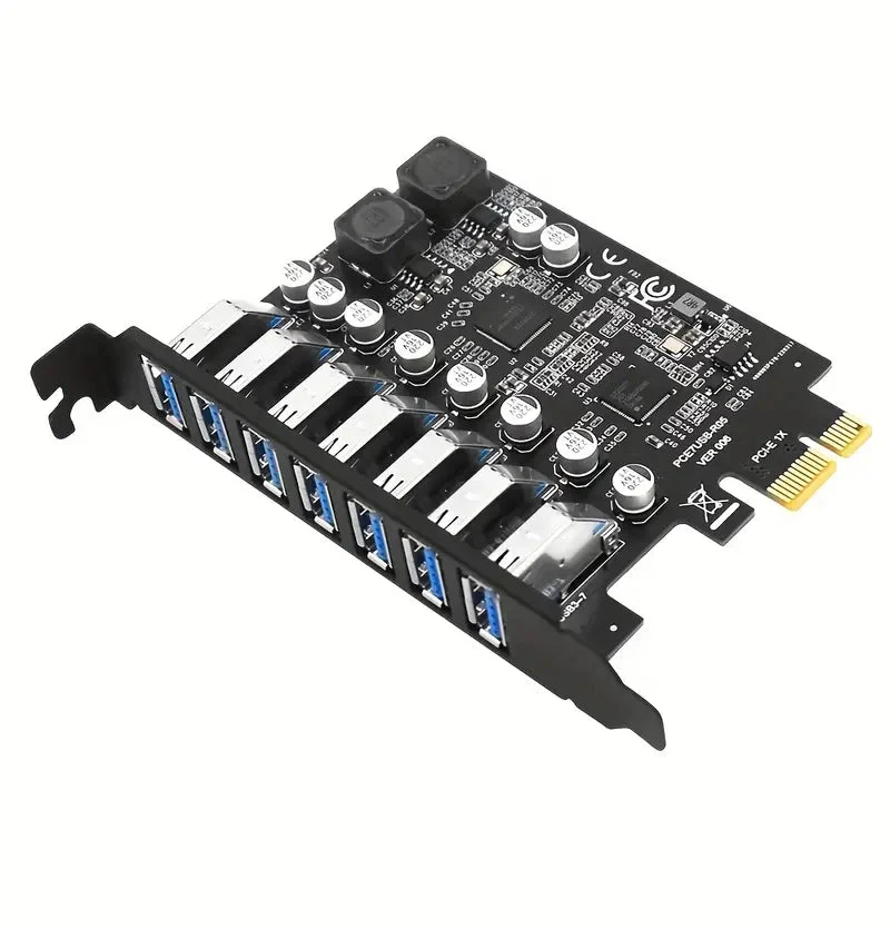 7 PORT USB 3.2 PCI-E UPGRADE CARD