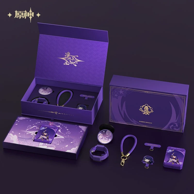 Genshin「Reign of Serenity」 Raiden Shogun Magnetic Power Bank Set