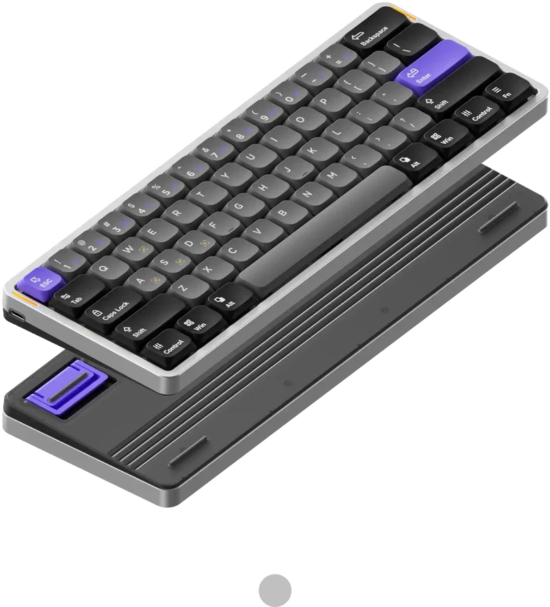 NuPhy Air60 HE Magnetic Switch Gaming Keyboard Customized Hot Swappable 16K Scanning Rate 8k Polling Rate 0.125ms Ultra Latency