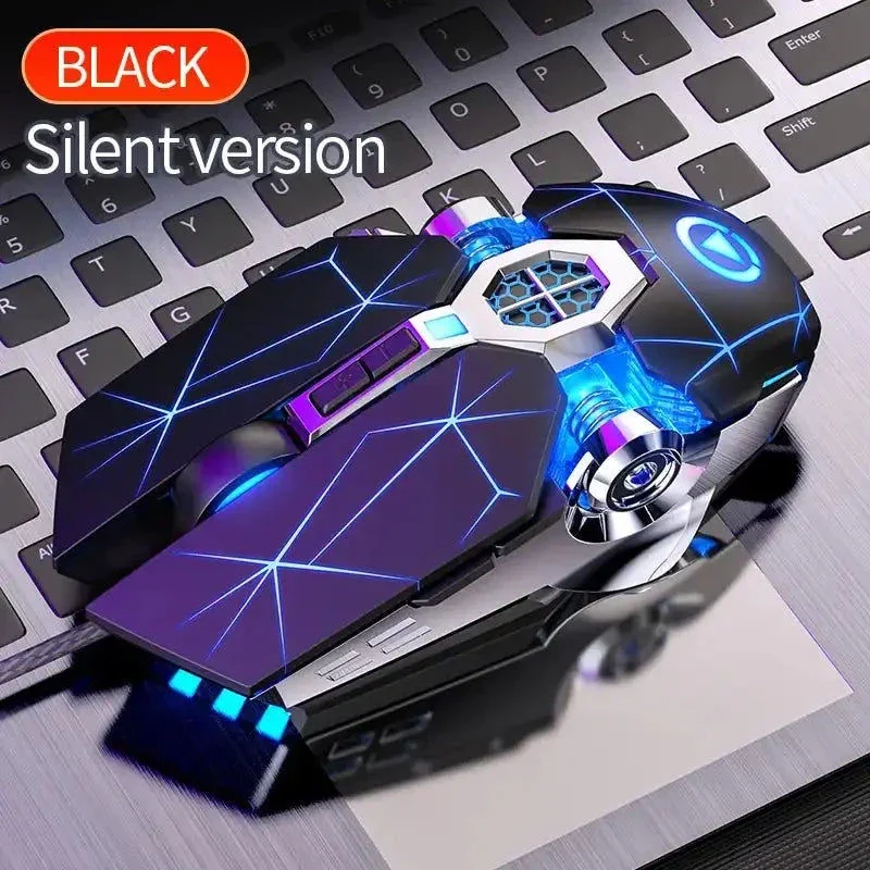 G3 Carving Shark Esports Mechanical Mouse Wired Mute Black