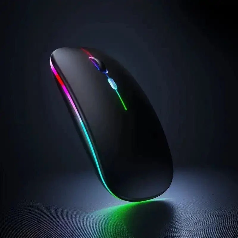PC-Link Rechargeable RGB Wireless Office Mouse