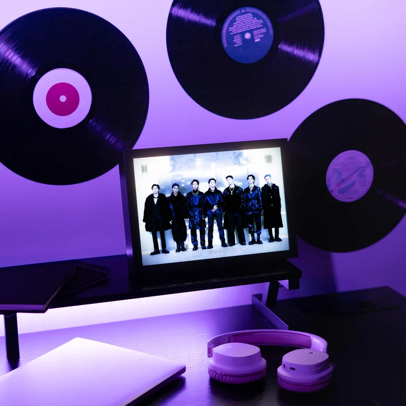 BTS LED-Leuchtbild