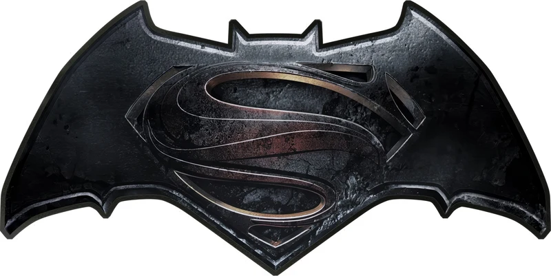 Batman v Superman Kissen in Logo-Form