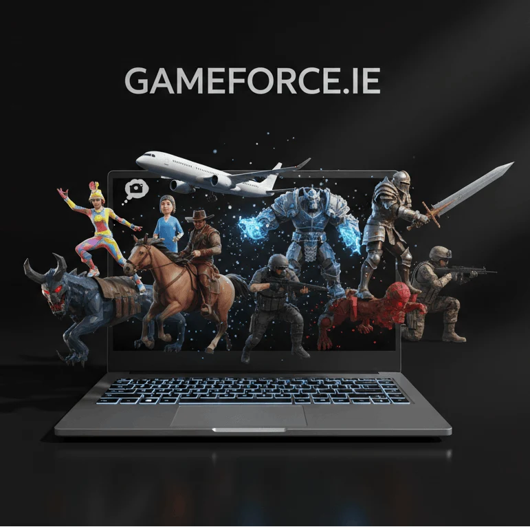 GAMEFORCE 14" PHANTOM CUSTOM GAMING LAPTOP WITH RYZEN AI PROCESSOR & RADEON GRAPHICS