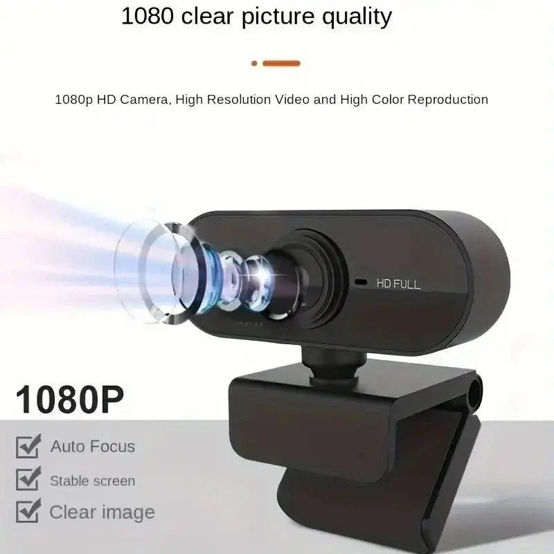 PC-Link 1080p HD Webcam with Microphone