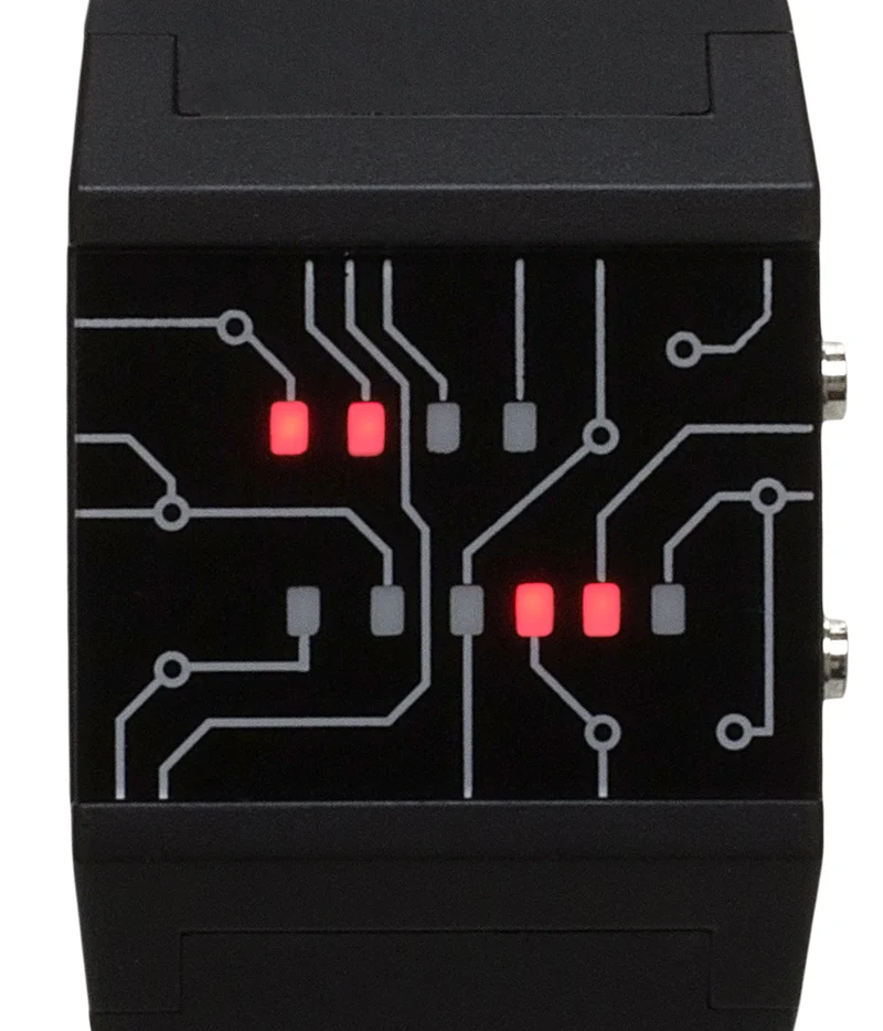 Binäre Armbanduhr