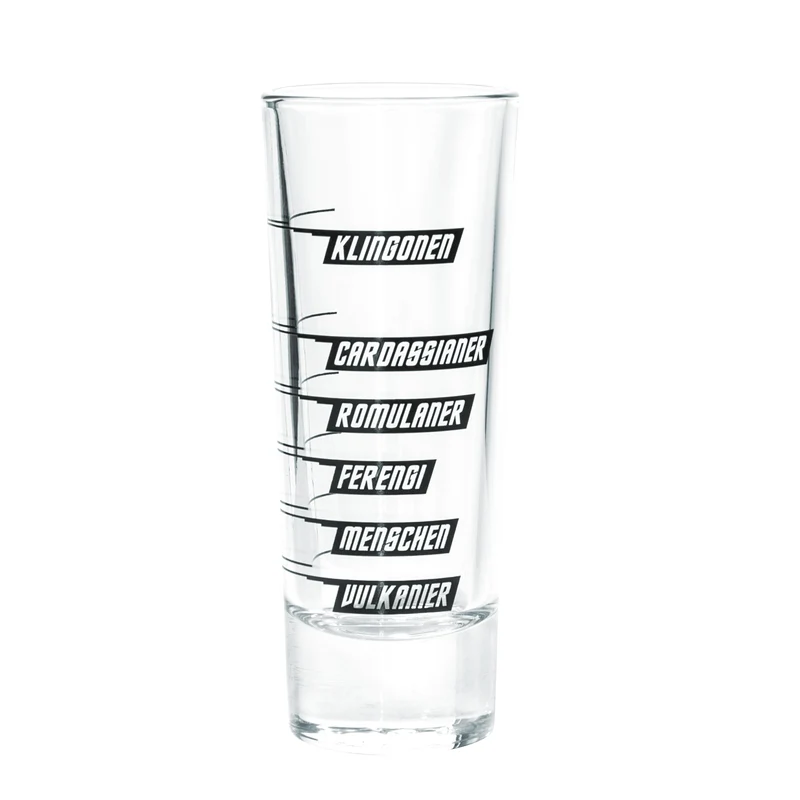 Schnapsglas Intergalaktisches Alkohol-Messglas
