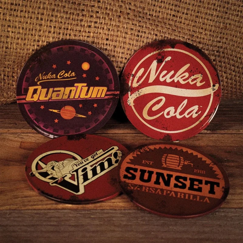 Fallout Untersetzer Set – 4 Stück