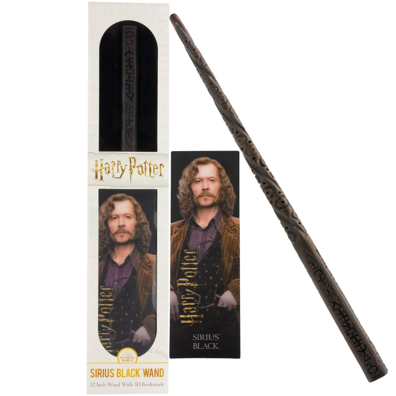 Harry Potter Zauberstab von Sirius Black mit 3D-Lesezeichen