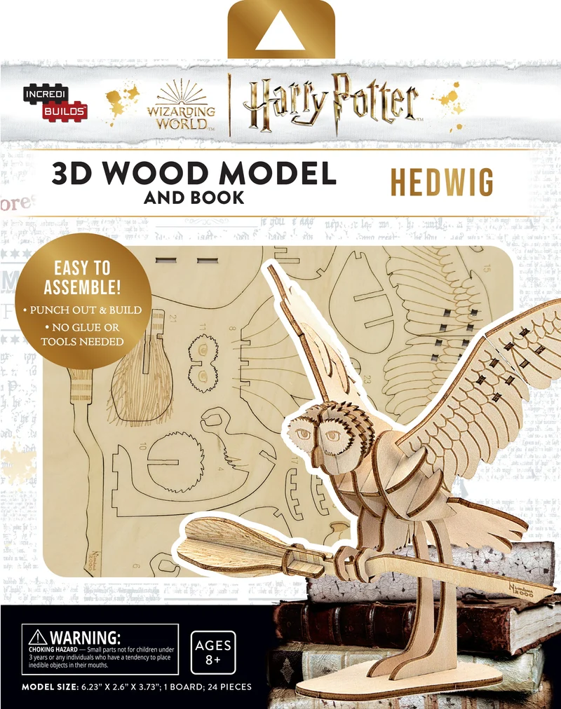Harry Potter Hedwig 3D-Holzbausatz