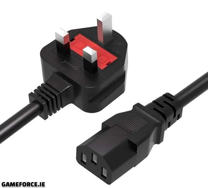 PC-Link Power Cable UK 3 Prong Plug C2G -C13 3 Meter For Gaming PCs / Office PCs and Workstations along with many other Appliances,