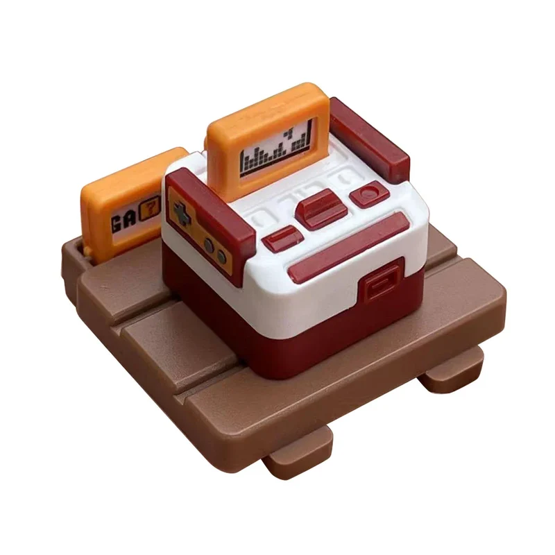 K-04 Keyboard Keycaps 3 in 1 Replacement for Mechanical Keyboard Keycap Retro Game Console Keycaps Cute Transparent Key Cap Suit