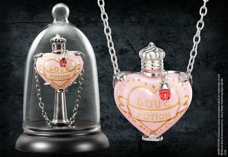 Harry Potter Amortentia Liebestrank Kette mit Vitrine