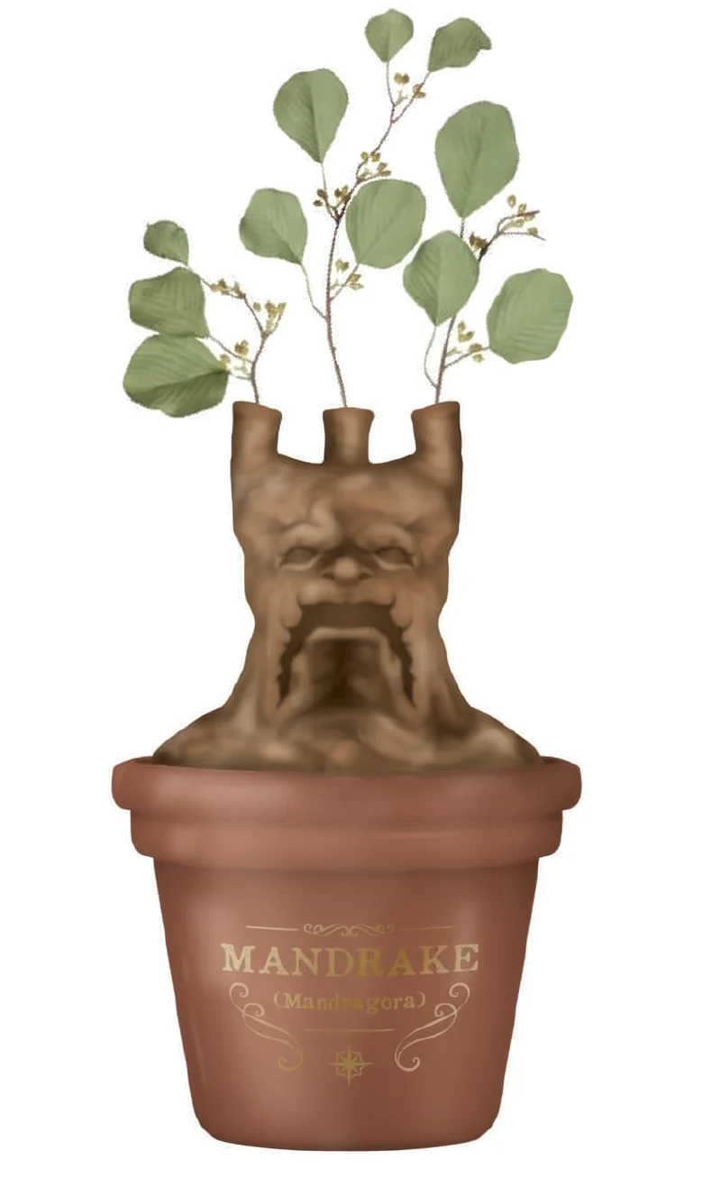Harry Potter Alraunen-Blumenvase