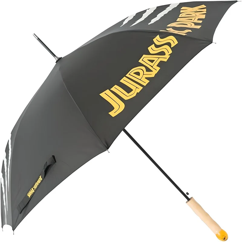Jurassic Park Regenschirm mit Bernsteinfossil-Griff