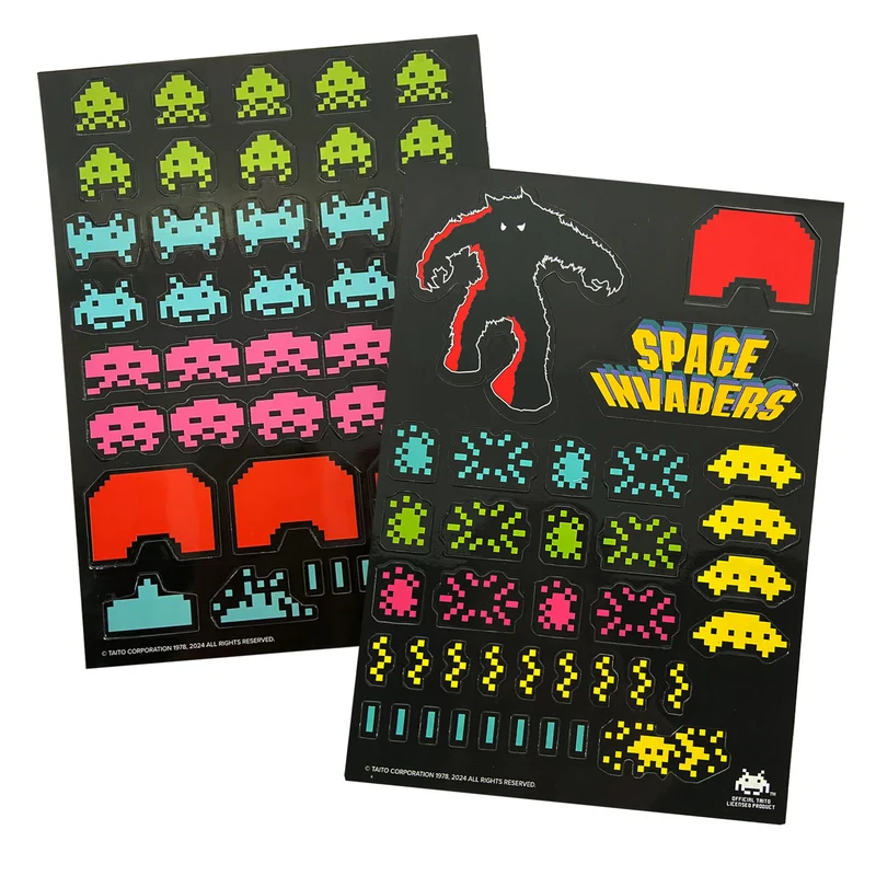 Space Invaders Kühlschrankmagnete
