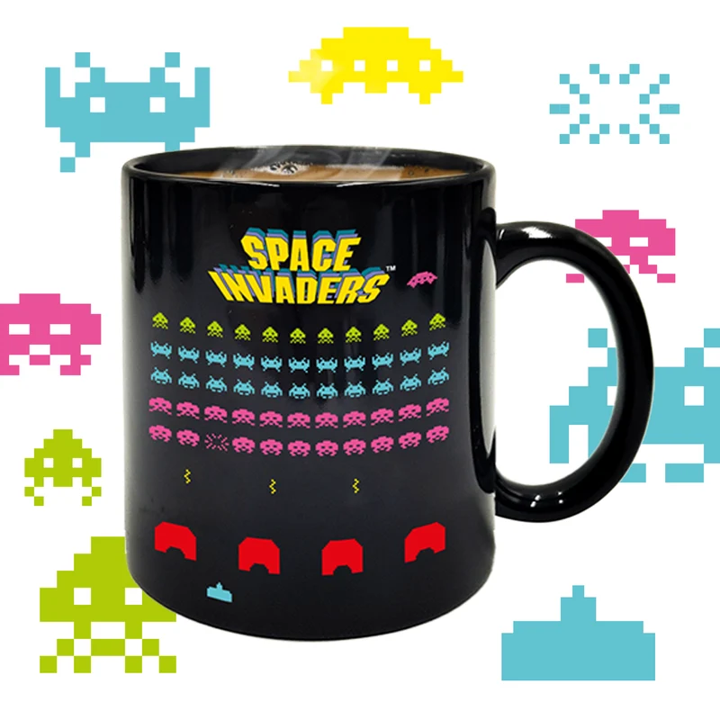 Space Invaders Thermo Effekt Becher
