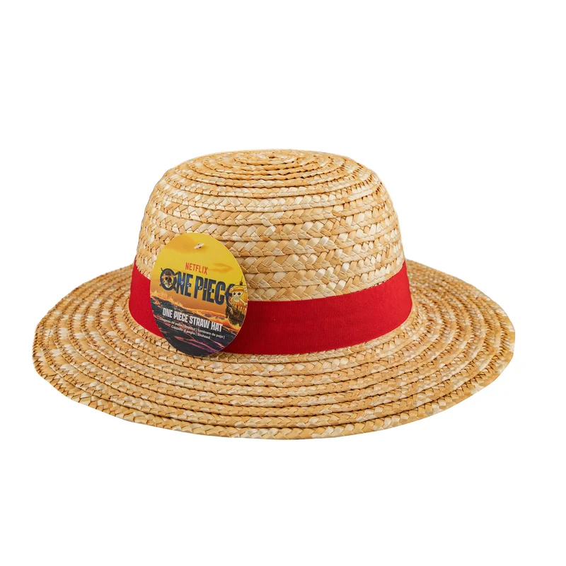 One Piece Strohhut Replikat mit Lederband
